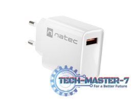 Ładowarka sieciowa Ribera 1x USB-A 18W Biała