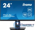 Monitor 23.8 cala XUB2492HSU-B6 IPS,HDMI,DP,100Hz,PIVOT,USB,HAS/150mm