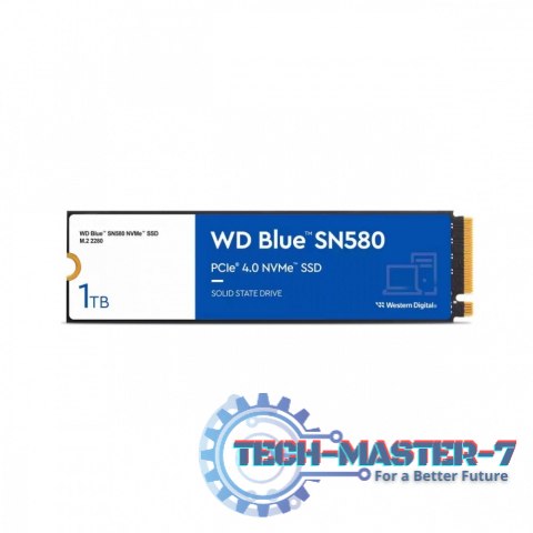 Dysk SSD WD Blue 1TB SN580 NVMe M.2 PCIe Gen4 Dysk SSD WD Blue 1TB SN580 NVMe M.2 PCIe Gen4