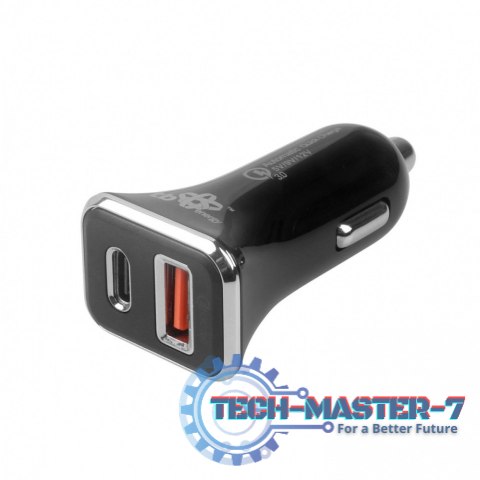 Ładowarka samochodowa uniwersalna USB A+C QC Ładowarka samochodowa uniwersalna USB A+C QC