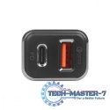 Ładowarka samochodowa uniwersalna USB A+C QC