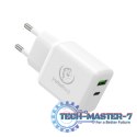 Ładowarka sieciowa dwa porty USB-C + USB-A H200 TURBO QC3.0 + PD20W