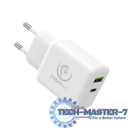 Ładowarka sieciowa dwa porty USB-C + USB-A H200 TURBO QC3.0 + PD20W