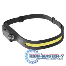 Latarka czołowa LED z czujnikiem ruchu, USB-C, 350 lm, zasięg 80m, FL-02