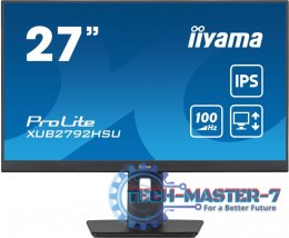Monitor ProLite XUB2792HSU-B6 27 cali IPS,HDMI,DP,100Hz,SLIM,4xUSB3.2,PIVOT, HAS(150mm),2x2W