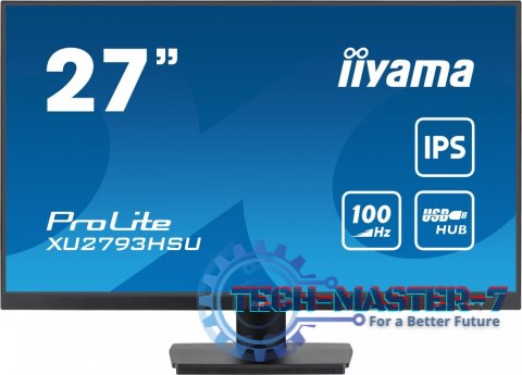 Monitor Prolite XU2793HSU-B6 27 cali IPS.HDMI.DP.2x2W.USBx2.FHD.SLIM.100Hz