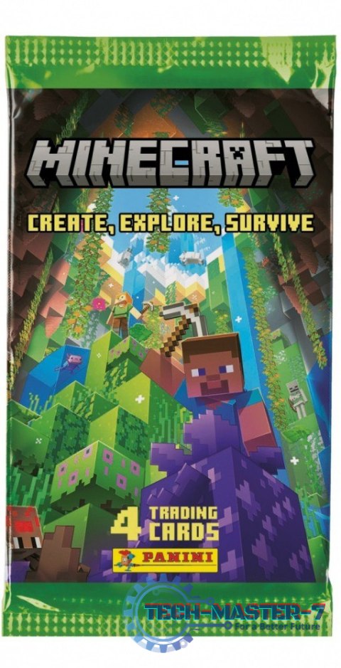 Saszetki z kartami Minecraft display 36 sztuk Saszetki z kartami Minecraft display 36 sztuk
