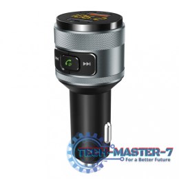 Transmiter samochodowy FM MP3 z funkcją BT, USB LCD FM-57 QC3.0