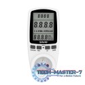 Watomierz, kalkulator energii z wyświetlaczem LCD, 16A, 3680W, AE-01