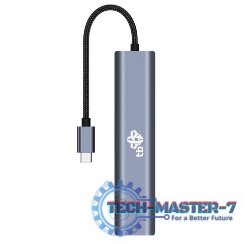 Adapter HUB USB C 6w1 - HDMI, USBx3, PD, RJ-45 Adapter HUB USB C 6w1 - HDMI, USBx3, PD, RJ-45