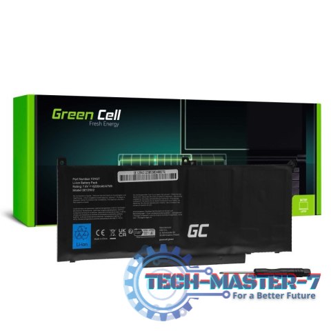 Bateria F3YGT 7,6V 6200mAh do Dell Latitude 7280 7290 7380 7490