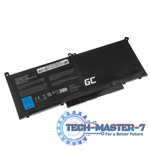 Bateria F3YGT 7,6V 6200mAh do Dell Latitude 7280 7290 7380 7490 Bateria F3YGT 7,6V 6200mAh do Dell Latitude 7280 7290 7380 7490
