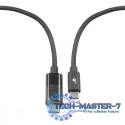 Kabel USB C - USB C 1m ze wskaźnikiem mocy ładowania LED (100 W)