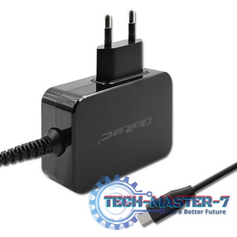 Ładowarka GaN Power Pro | 1xUSB-C | 45W | 5-20V | 2.25-3A | Czarna Ładowarka GaN Power Pro | 1xUSB-C | 45W | 5-20V | 2.25-3A | Czarna