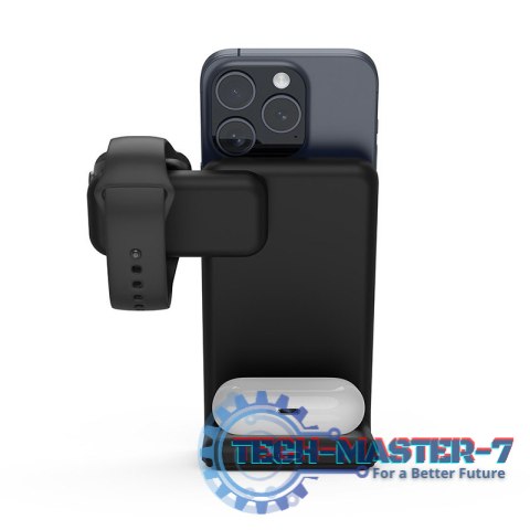 Ładowarka bezprzewodowa 3w1 z MagSafe do iPhone, Apple Watch i AirPods Ładowarka bezprzewodowa 3w1 z MagSafe do iPhone, Apple Watch i AirPods