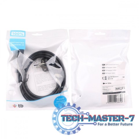 Kabel zasilający 1.8 m IEC C13 VDE Kabel zasilający 1.8 m IEC C13 VDE
