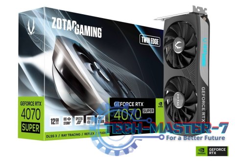 Karta graficzna GeForce RTX 4070 SUPER TWIN EDGE 12GB GDDRX6 192bit 3DP Karta graficzna GeForce RTX 4070 SUPER TWIN EDGE 12GB GDDRX6 192bit 3DP