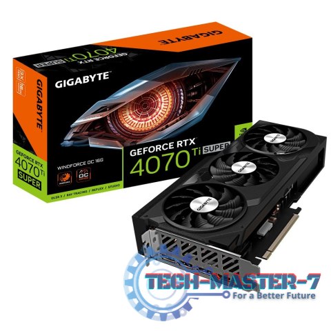 Karta graficzna RTX 4070 Ti SUPER WINDFORCE OC 16G GDDR6X 256bit Karta graficzna RTX 4070 Ti SUPER WINDFORCE OC 16G GDDR6X 256bit