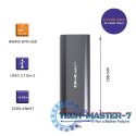 Obudowa | kieszeń NV2271 na dysk M.2 SSD | SATA | NVMe | USB-C | 2TB