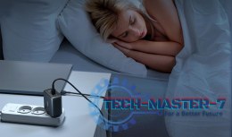 PA-B6T Black Omnia II GaN ładowarka sieciowa 3xUSB (2xUSB C+ 1xUSB A) 65W QC PD