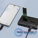 Stacja dokująca dysków SSD M.2 | NVMe | SATA | USB-C | DUAL 2 x 2TB