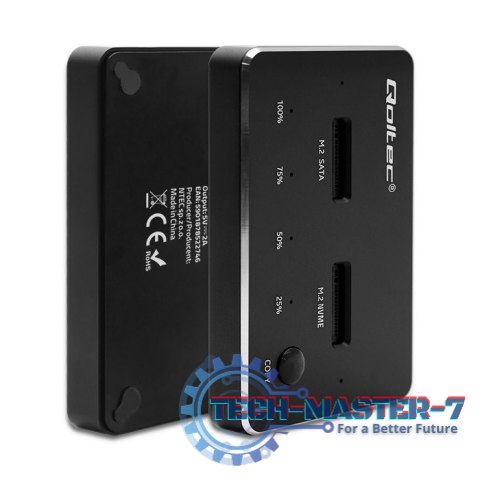Stacja dokująca dysków SSD M.2 | NVMe | SATA | USB-C | DUAL 2 x 2TB Stacja dokująca dysków SSD M.2 | NVMe | SATA | USB-C | DUAL 2 x 2TB