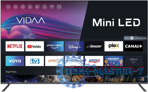 Telewizor Smart 4K SLE 55MU700 Mini LED SMART VIDAA od Hisens Bluetooth