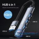 HUB adapter USB 3.0 4w1 | USB 3.0 | 3x USB 2.0