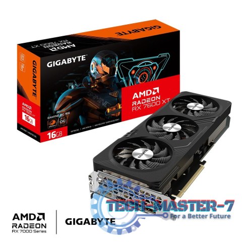 Karta graficzna Radeon RX 7600 XT GAMING OC 16G GDDR6 128bit 2DP/2HDMI Karta graficzna Radeon RX 7600 XT GAMING OC 16G GDDR6 128bit 2DP/2HDMI