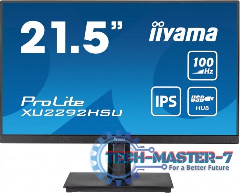 Monitor 21.5 cala ProLite XU2292HSU-B6 IPS,100Hz,FreeSync,SLIM,HDMI,DP,2x2W, 4xUSB(3.2),0.4ms