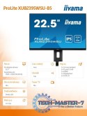 Monitor 22.5 cala XUB2395WSU-B5 IPS, PIVOT, 1920x1200, DP, HDMI, VGA, 16:10, 2xUSB, 2x2W, Freesync, HAS(150mm)
