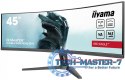 Monitor 45 cali G-Master GCB4580DQSN-B1, VA,DQHD,165HZ,USB-C-DOCK,RJ45,32:9, 1500R,450cd/m2,3000:1,0.8ms,3xUSB,2xHDMI,1xDP,2x3W