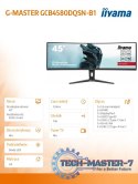 Monitor 45 cali G-Master GCB4580DQSN-B1, VA,DQHD,165HZ,USB-C-DOCK,RJ45,32:9, 1500R,450cd/m2,3000:1,0.8ms,3xUSB,2xHDMI,1xDP,2x3W