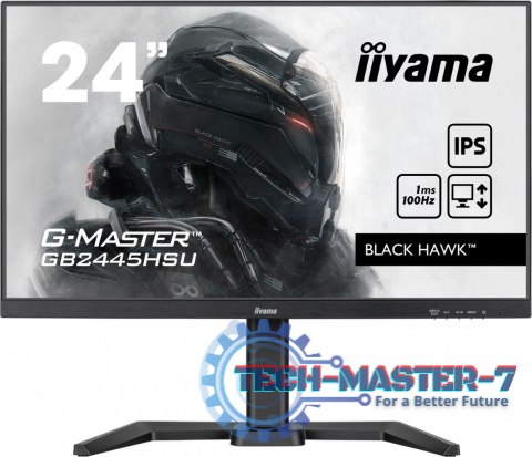 Monitor G-Master 23.8 cala GB2445HSU-B1 IPS,FHD,100Hz,1ms,2xUSB,HDMI,DP,2x2W, FreeSync,HAS(150mm)