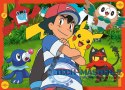 Puzzle 4x100 elementów Pokemon zestaw