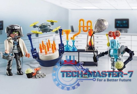 Zestaw z figurkami My Life 71450 Naukowiec z robotami Zestaw z figurkami My Life 71450 Naukowiec z robotami