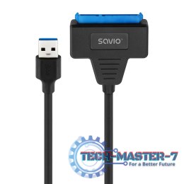 Adapter USB-C 3.1 Gen 1 (M) - SATA (F) do dysków 2.5 cala , AK-68