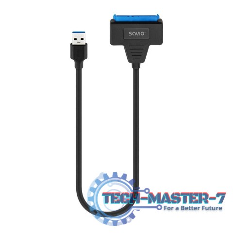Adapter USB-C 3.1 Gen 1 (M) - SATA (F) do dysków 2.5 cala , AK-68 Adapter USB-C 3.1 Gen 1 (M) - SATA (F) do dysków 2.5 cala , AK-68