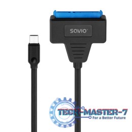 Adapter USB-C 3.1 Gen 1 (M) - SATA (F) do dysków 2.5 cala, AK-69