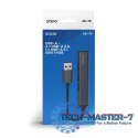 Hub 4 porty USB-A - 3 x USB-A 2.0, 1 x USB-A 3.0, 5 Gbps, Aluminium, AK-70