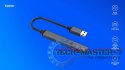 Hub 4 porty USB-A - 3 x USB-A 2.0, 1 x USB-A 3.0, 5 Gbps, Aluminium, AK-70