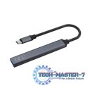 Hub 4 porty USB-C - 3 x USB-A 2.0, 1 x USB-A 3.1 3.1 GEN 1, 5 Gbps, AK-71