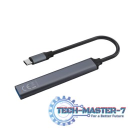 Hub 4 porty USB-C - 3 x USB-A 2.0, 1 x USB-A 3.1 3.1 GEN 1, 5 Gbps, AK-71