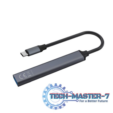 Hub 4 porty USB-C - 3 x USB-A 2.0, 1 x USB-A 3.1 3.1 GEN 1, 5 Gbps, AK-71 Hub 4 porty USB-C - 3 x USB-A 2.0, 1 x USB-A 3.1 3.1 GEN 1, 5 Gbps, AK-71