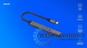 Hub 4 porty USB-C - 3 x USB-A 2.0, 1 x USB-A 3.1 3.1 GEN 1, 5 Gbps, AK-71