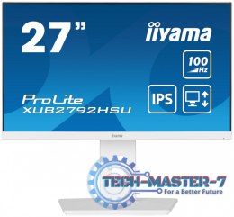 Monitor 27 cali ProLite XUB2792HSU-W6 IPS,HDMI,DP,100Hz,SLIM,4xUSB3.2,PIVOT, HAS(150mm),2x2W