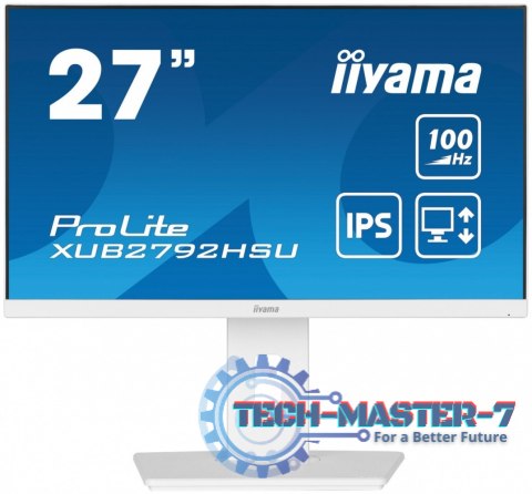 Monitor 27 cali ProLite XUB2792HSU-W6 IPS,HDMI,DP,100Hz,SLIM,4xUSB3.2,PIVOT, HAS(150mm),2x2W