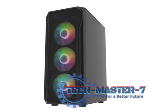 Obudowa Fury Shobo SH4F RGB Midi Tower z oknem Czarna Obudowa Fury Shobo SH4F RGB Midi Tower z oknem Czarna