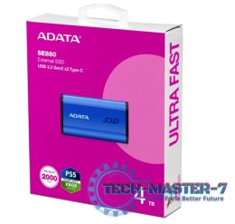 Dysk zewnętrzny SSD SE880 4TB USB3.2A/C Gen2x2 Niebieski