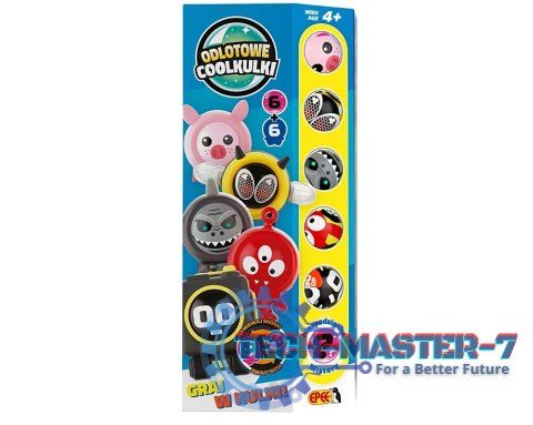 Figurka Odlotowe Coolkulki - 6 kulek + 6 ubranek - totem box żółty